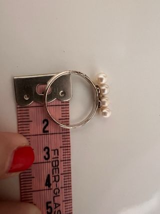 Anillo Tous Perlas Plata
