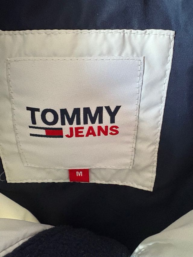 Plumífero Tommy Jeans Blanco Talla M