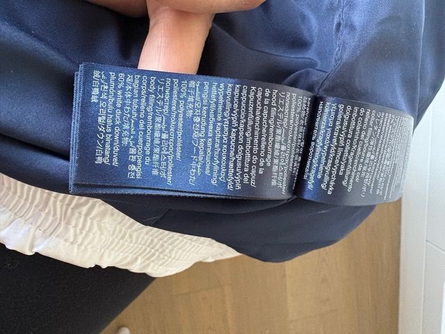 Plumífero Tommy Jeans Blanco Talla M