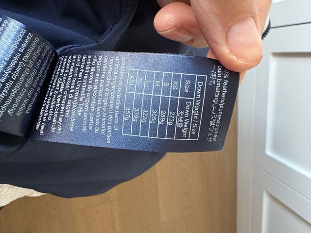 Plumífero Tommy Jeans Blanco Talla M