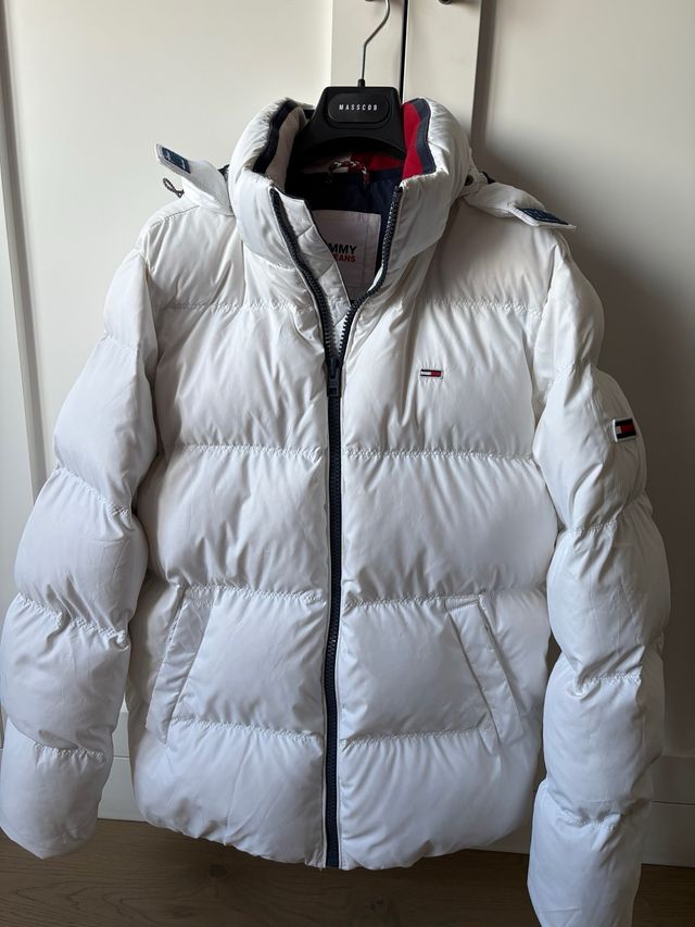 Plumífero Tommy Jeans Blanco Talla M