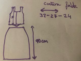 Traje de huertana niña entre 8 a 11