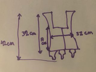 Traje de huertana niña entre 8 a 11