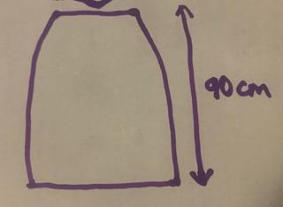 Traje de huertana niña entre 8 a 11