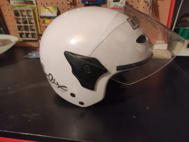 Casco Moto Infantil Blanco