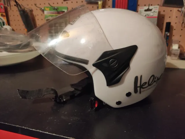 Casco Moto Infantil Blanco