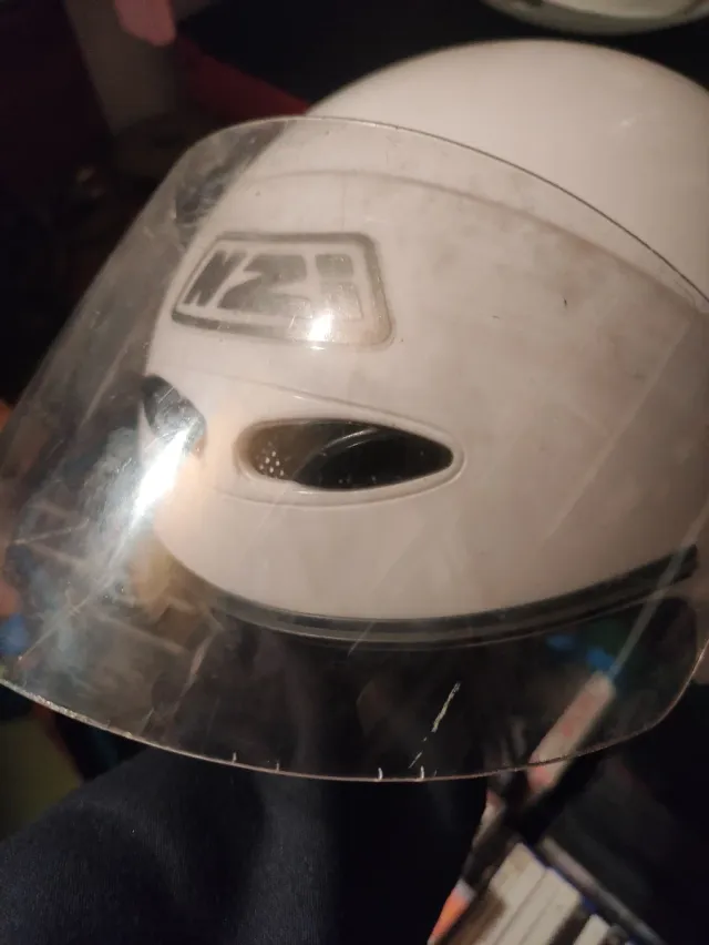 Casco Moto Infantil Blanco