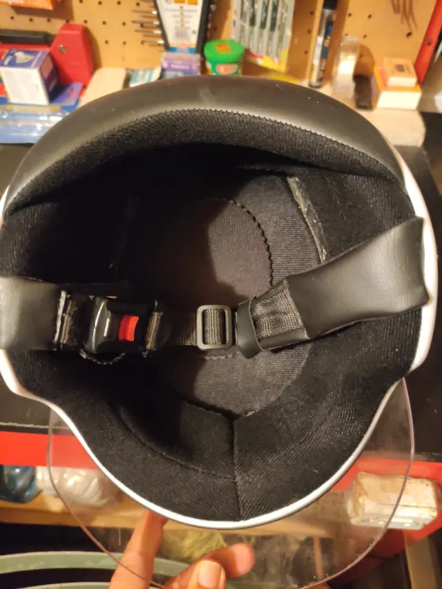 Casco Moto Infantil Blanco