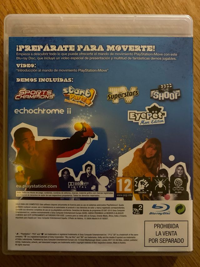 Juego PS3 PlayStation Move Requerido