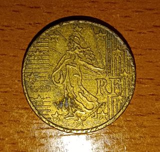 Moneda 10 céntimos Francia 1999