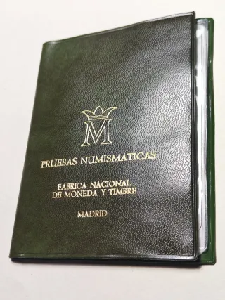 Cartera PRUEBAS NUMISMÁTICAS año 1977