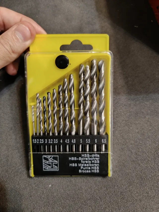 Set 13 punte per trapano HSS metallo