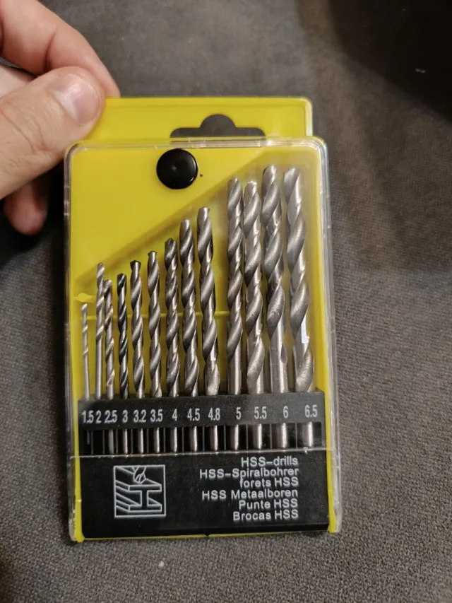 Set 13 punte per trapano HSS metallo