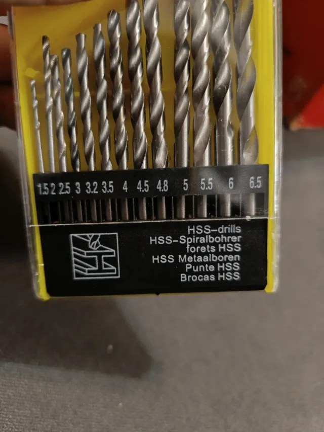 Set 13 punte per trapano HSS metallo