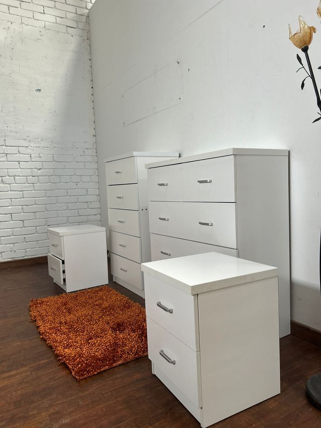 Dormitorio juvenil completo blanco NUEVO