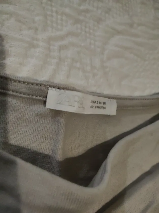 Top Zara drapeado asimétrico