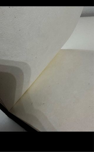 Lote agenda y libreta papel reciclado. 8€