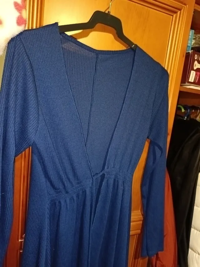 Chaqueta punto azul Talla M