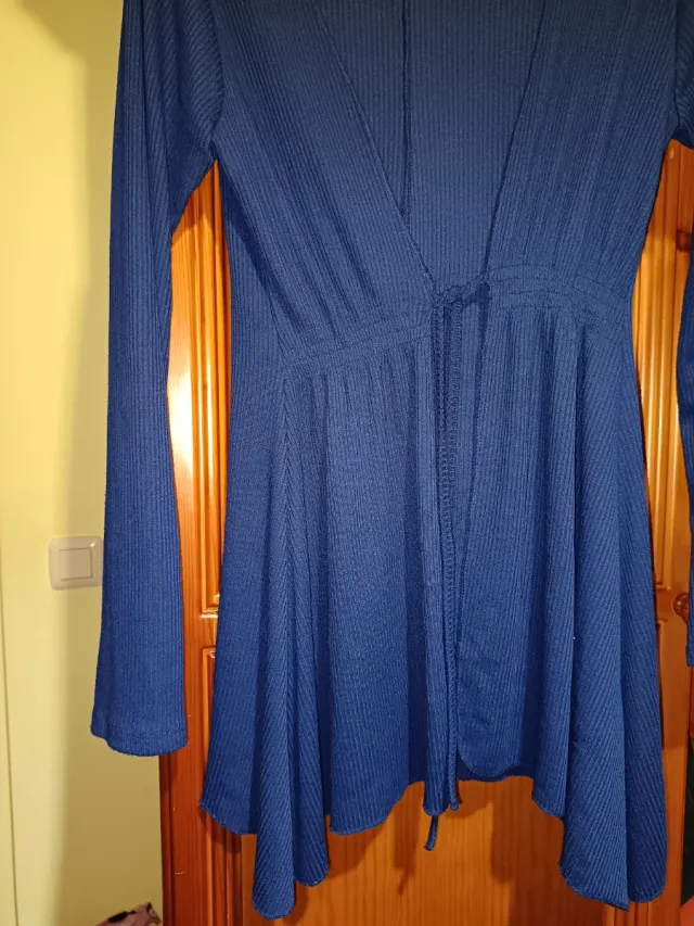 Chaqueta punto azul Talla M