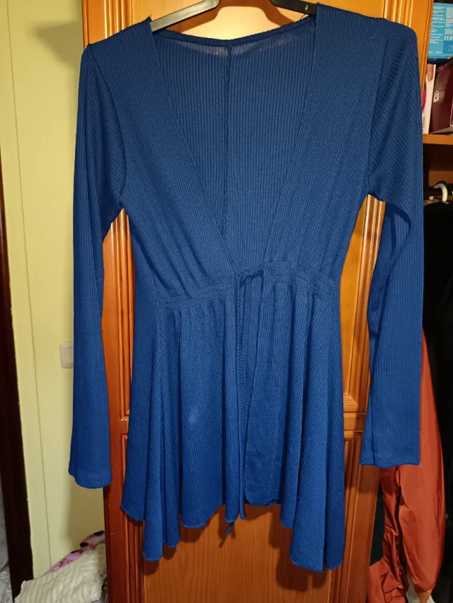 Chaqueta punto azul Talla M