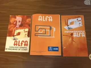 Màquina de cosir Alfa/Máquina de coser Alfa
