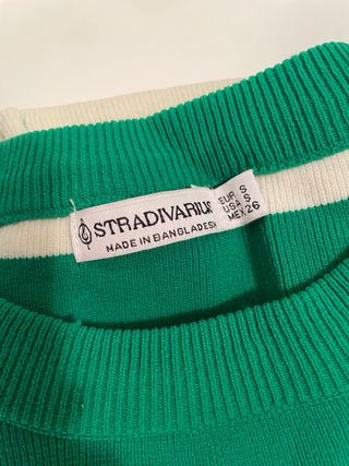 Jersey rayas verde y blanco