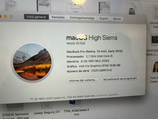 Apple MacBook Pro MacOS High Sierra