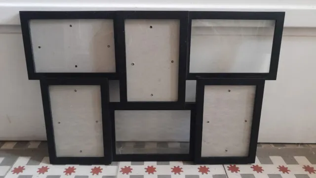 Marco de fotos negro múltiple