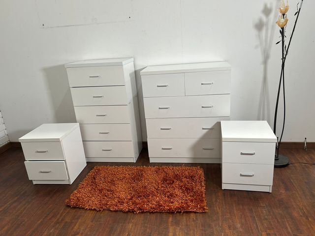 Dormitorio juvenil completo blanco NUEVO