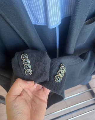 Americana Sport Massimo Dutti Negra