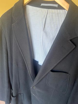 Americana Sport Massimo Dutti Negra