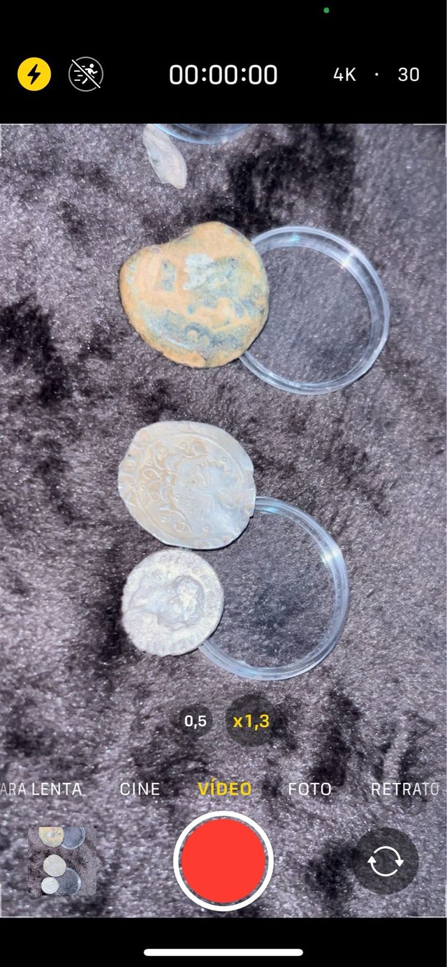 Lote de monedas antiguas diferentes épocas