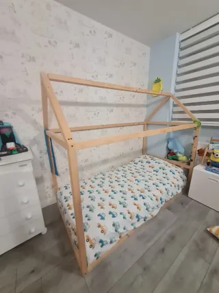 Cama Montessori Casita Madera