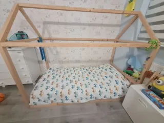 Cama Montessori Casita Madera