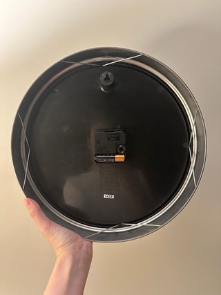 Reloj de pared acero inoxidable