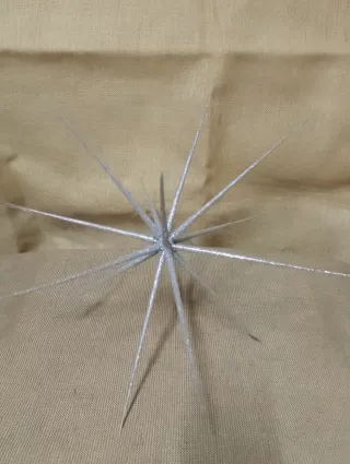 Estrellas decorativas plateadas (3 unidades)