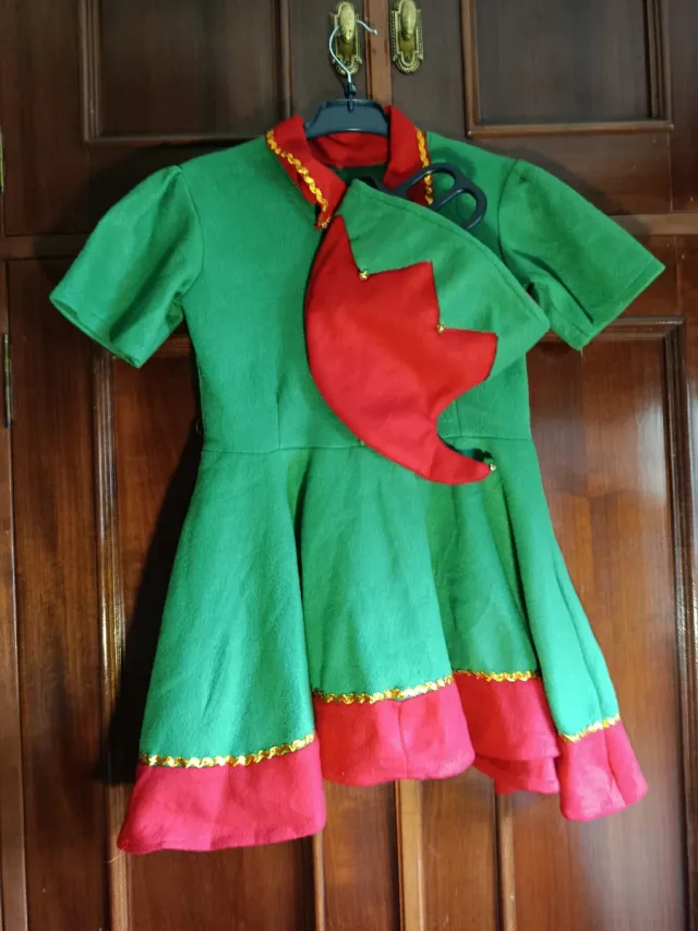 Disfraz Elfo Niña 7/8 años