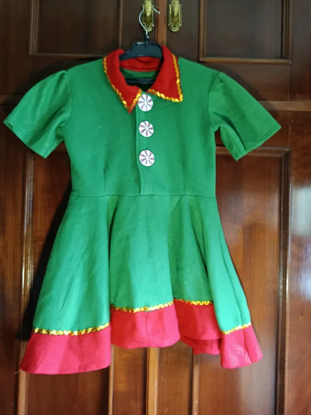 Disfraz Elfo Niña 7/8 años