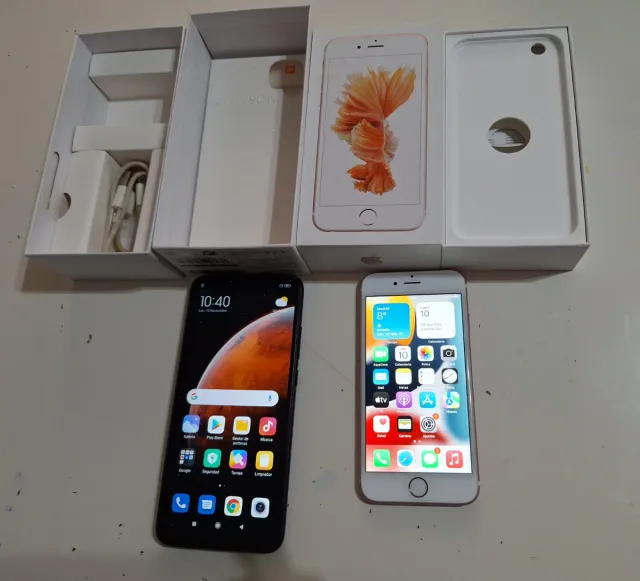 iPhone e Xiaomi 9C