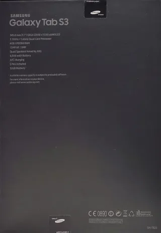 Samsung Galaxy Tab S3 + S Pen + Cargador