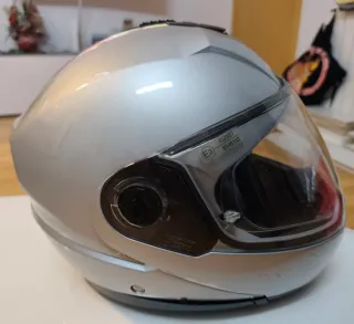 Casco Nolan Modular  Plata