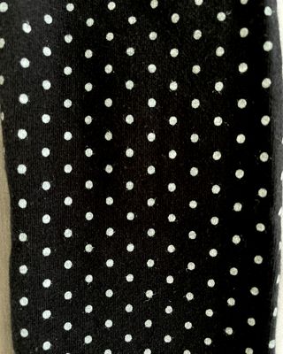 Scaldamani H&M Lunghi Neri a Pois Taglia Unica