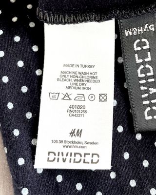 Scaldamani H&M Lunghi Neri a Pois Taglia Unica