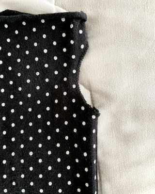 Scaldamani H&M Lunghi Neri a Pois Taglia Unica