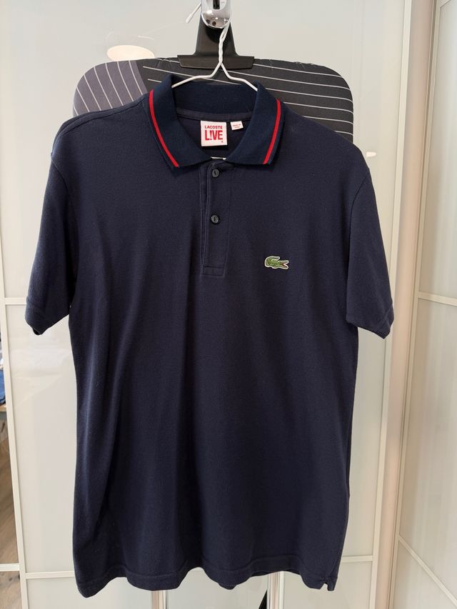 Polo Lacoste Live Azul Talla XS Hombre