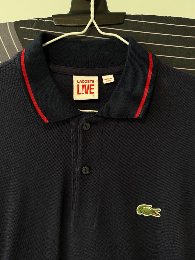 Polo Lacoste Live Azul Talla XS Hombre