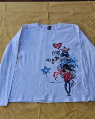 Lote 3 camisetas niña T.10-11