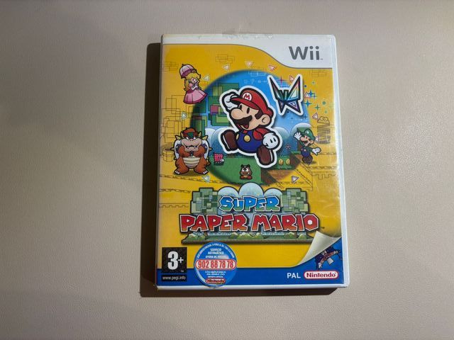 Super Paper Mario Wii PAL Completo Original
