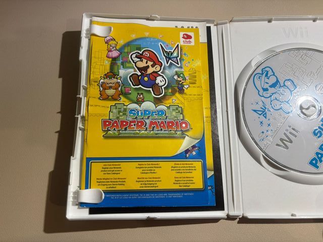 Super Paper Mario Wii PAL Completo Original