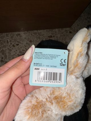 Peluche coniglio morbido